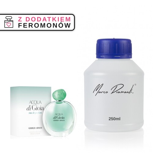 Perfumy nr 245 250ml z feromonami - zamiennik inspirowany Acqua di Gioia od Giorgio Armani
