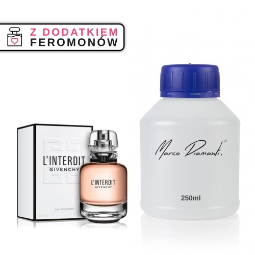 Perfumy nr 265 250ml z feromonami - zamiennik inspirowany L Interdit od Givenchy
