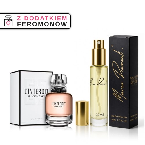 Perfumy nr 265 33ml z feromonami - zamiennik inspirowany L Interdit od Givenchy