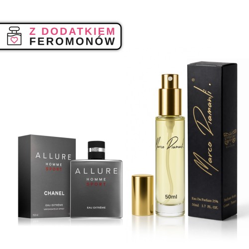 Perfumy nr 826 50ml z feromonami - zamiennik inspirowany Allure Homme Sport od Chanel