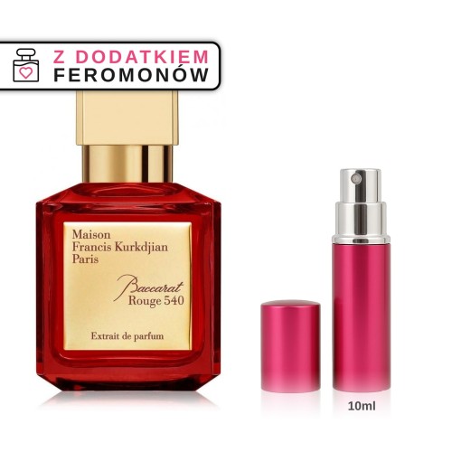 Perfumy nr 255 10ml z feromonami - zamiennik inspirowany Baccarat Rouge 540 od Maison Francis Kurkdjian