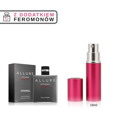 Perfumy nr 826 10ml z feromonami - zamiennik inspirowany Allure Homme Sport od Chanel